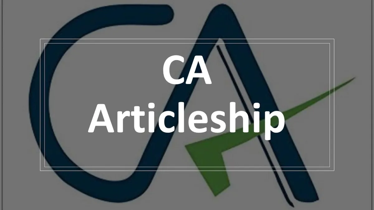 ca articleship in