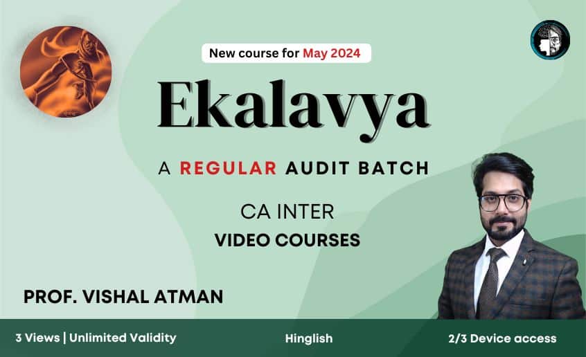 ekalavya audit inter regualr course for free.
