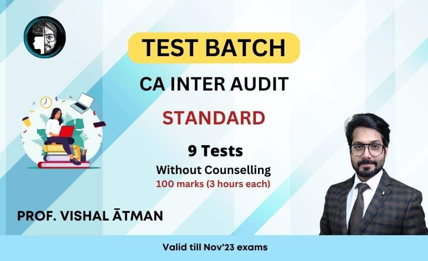 CA Inter Test series nov 23 standard 9 test