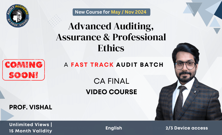 CA Final Audit Fast track video course for may 2024 new scheme