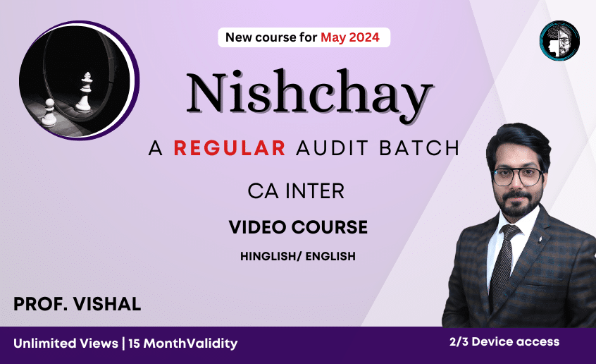 CA Inter audit regular course for may 2024