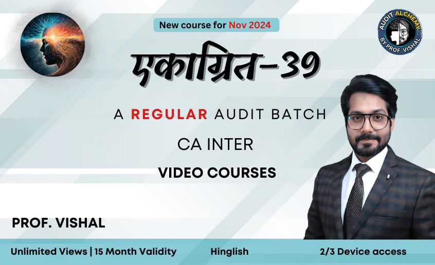 CA Inter Audit Regular course-Hinglish Nov 2024