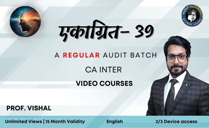 CA Inter Audit Regular course English 