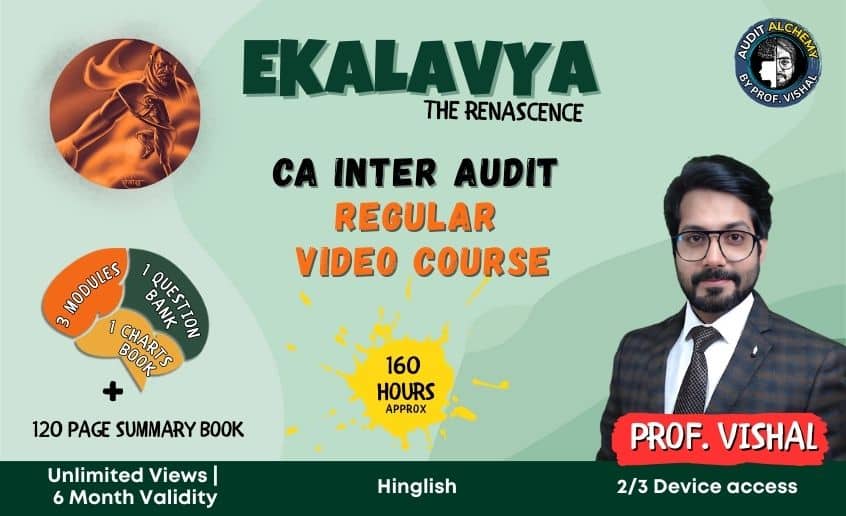 CA Inter Audit Regular Ekalavya course-Hinglish